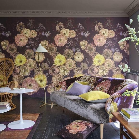 Панно Designers guild PDG1107/01 Le Poème de Fleurs Rosewood