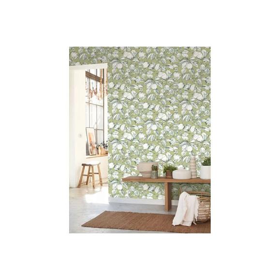 Обои Casadeco 200277313 Lemon Tree Argile verte