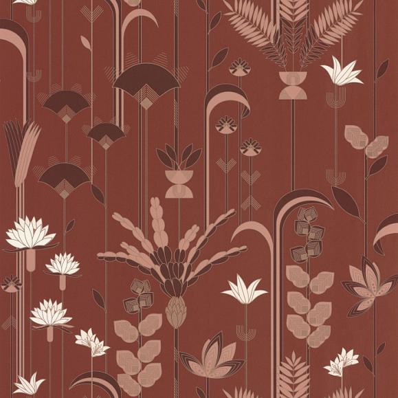 Обои Caselio LBY102094047 Ephemeral Terracotta Cuivre
