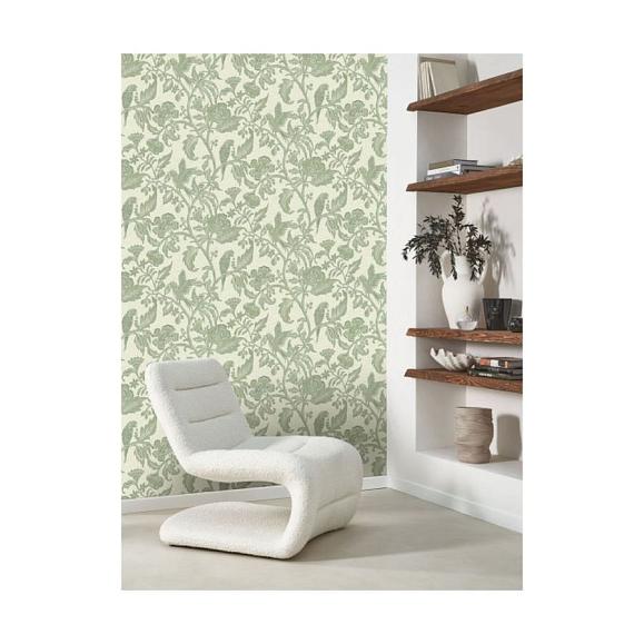 Обои Casadeco 88167593 Etourneau Vert sauge