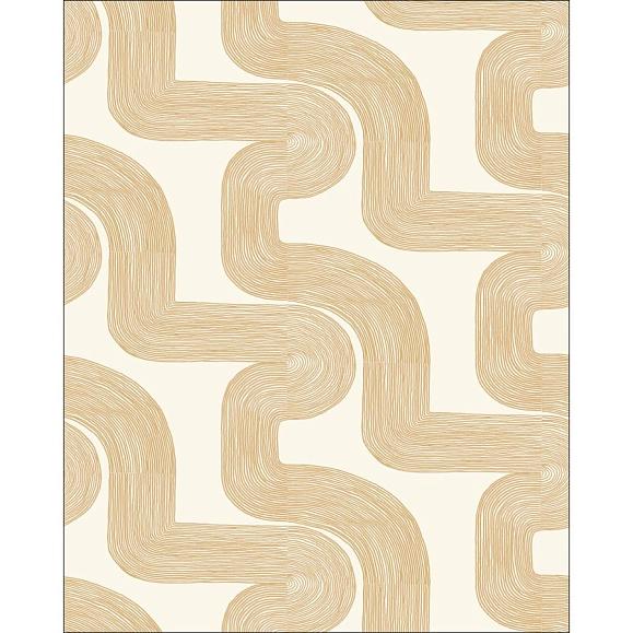 Панно Caselio 104771005 Curving Lines Beige