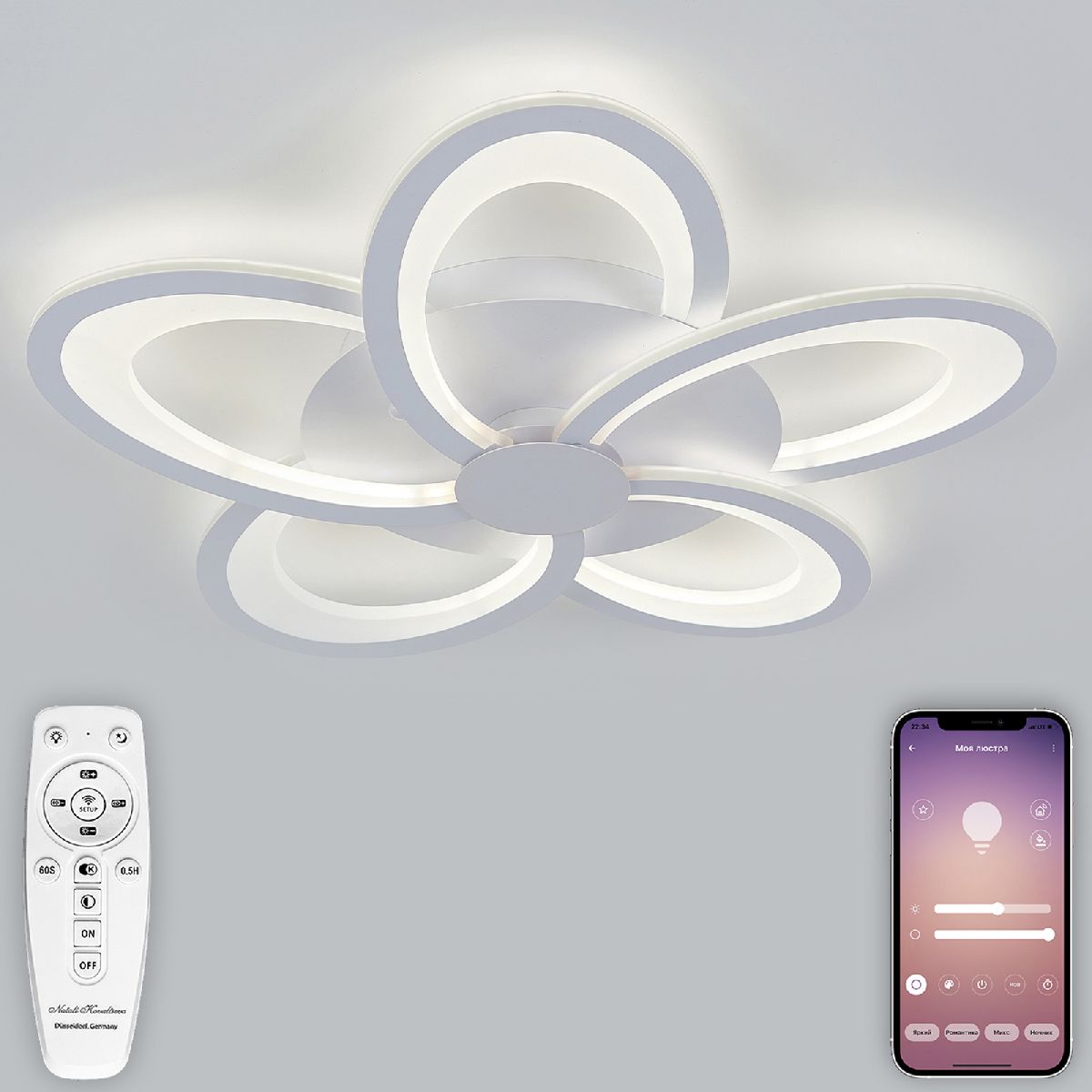 Потолочная люстра Natali Kovaltseva Holder LED LAMPS 81173