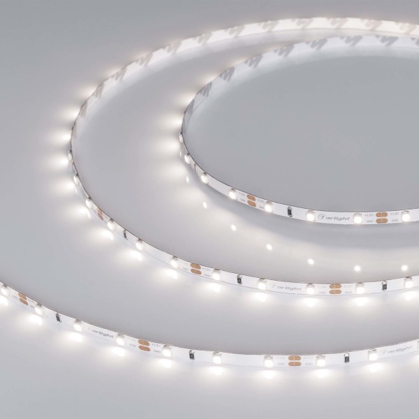 Светодиодная лента Arlight RT-A60-8mm 24V White6000 (4.8 W/m, IP20, 2835, 5m) 011504(2)