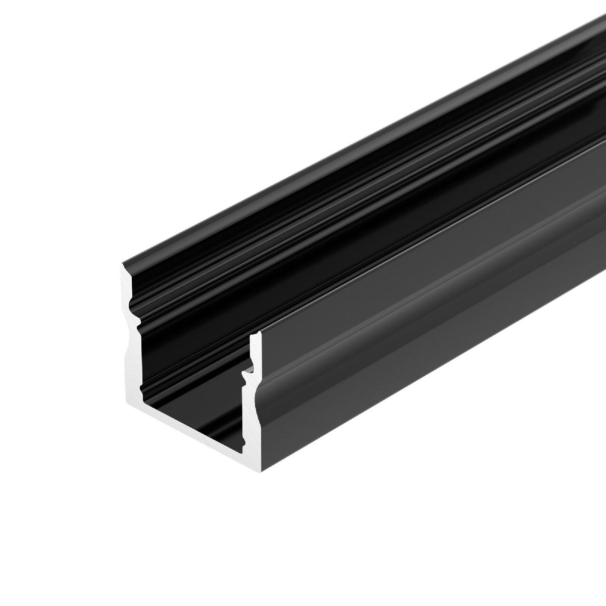Алюминиевый профиль Arlight LINE-1715-2000 ANOD BLACK 044275