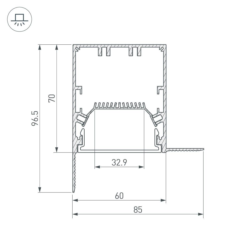 Соединитель профиля Arlight SL-LINIA 030136