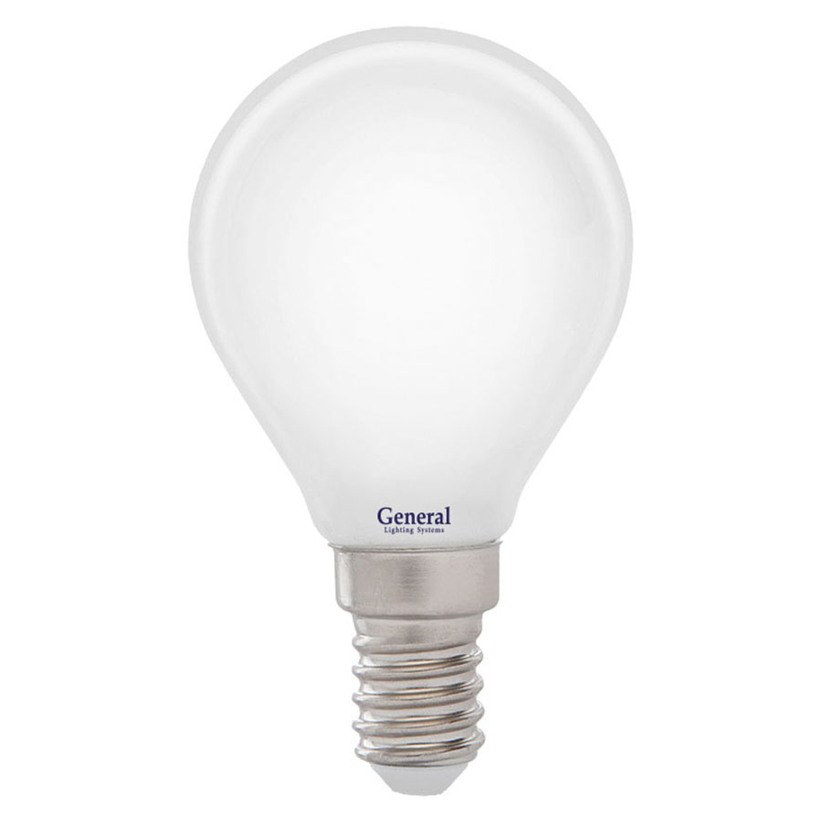 Филаментная светодиодная лампа General GLDEN-G45S-M-8-230-E14-6500 654400