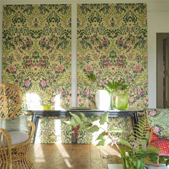 Панно Designers Guild PDG1162/01 Ikebana Grande Fuchsia