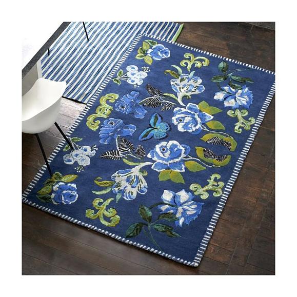 Ковер Designers Guild RUGDG0899 Eleonora Cobalt 160 x 260 см