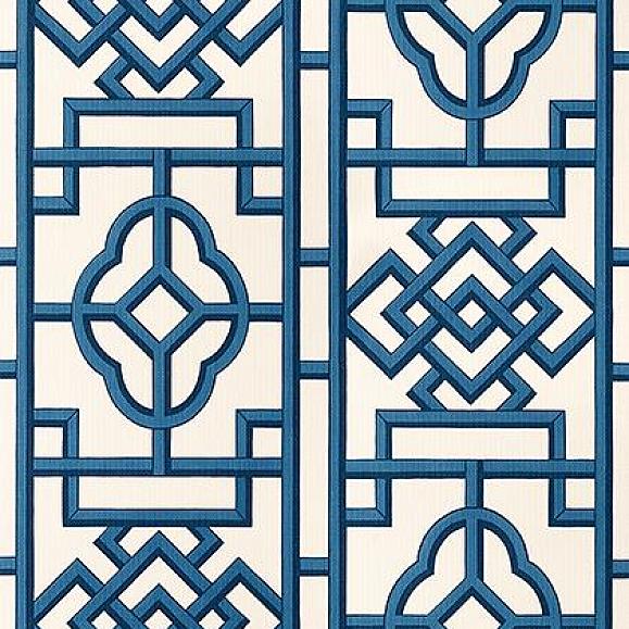 Обои Thibaut T13314 Gateway Navy