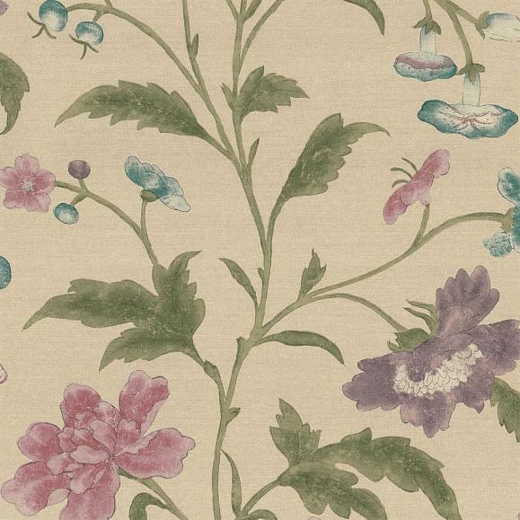Обои Little Greene 0247CHSAGEZ China Rose SAGE