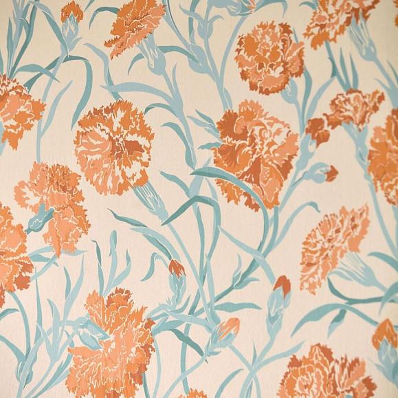 Обои Harlequin 113132 Fleur de Joie Paprika/Aqua/Soft Focus