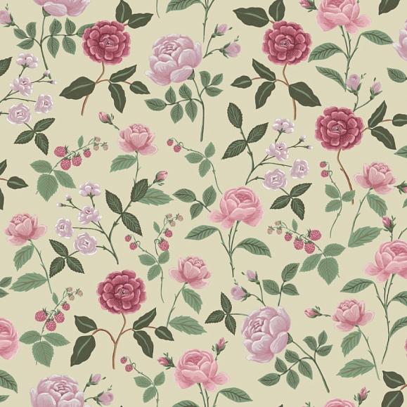 Обои York RF7541 Roses Linen