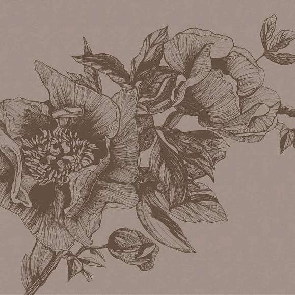 Панно Coordonne 9500703N Giant Peonies Cacao