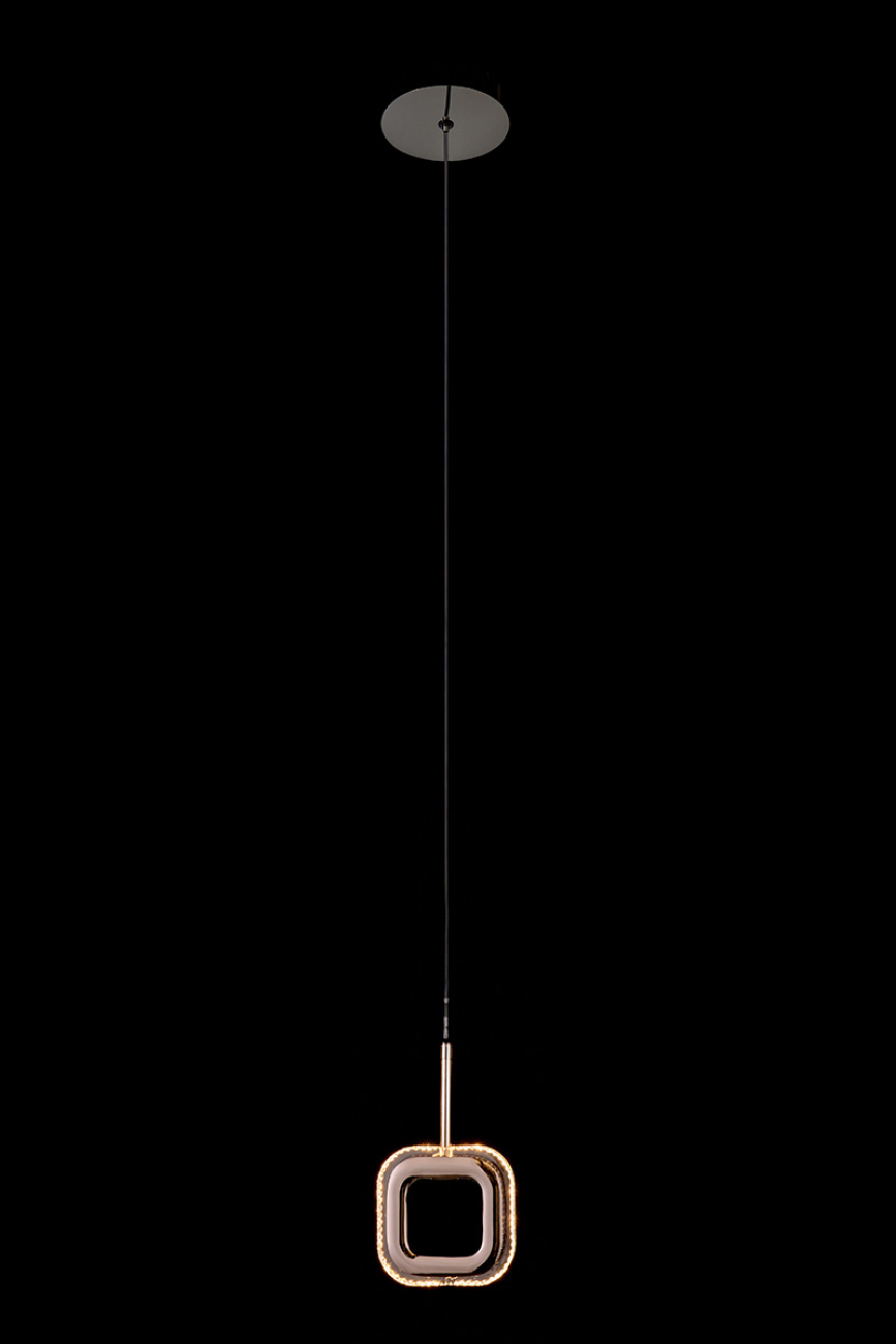Подвесной светильник Theona LE7701/1S Black Chrome