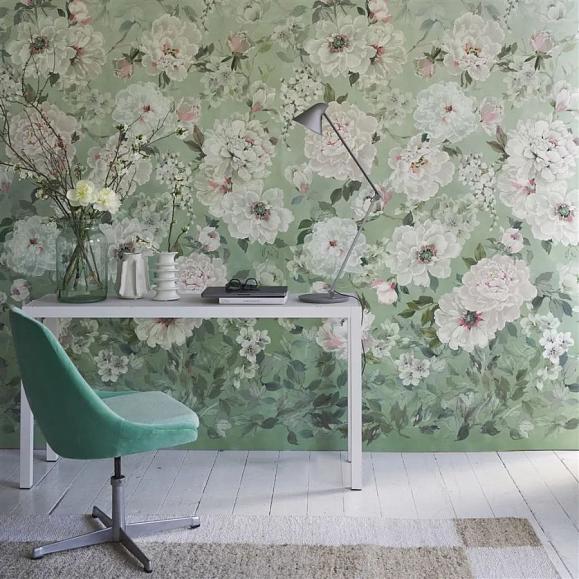 Панно Designers Guild PDG1172/01 Fleur Blanche Eau de Nil