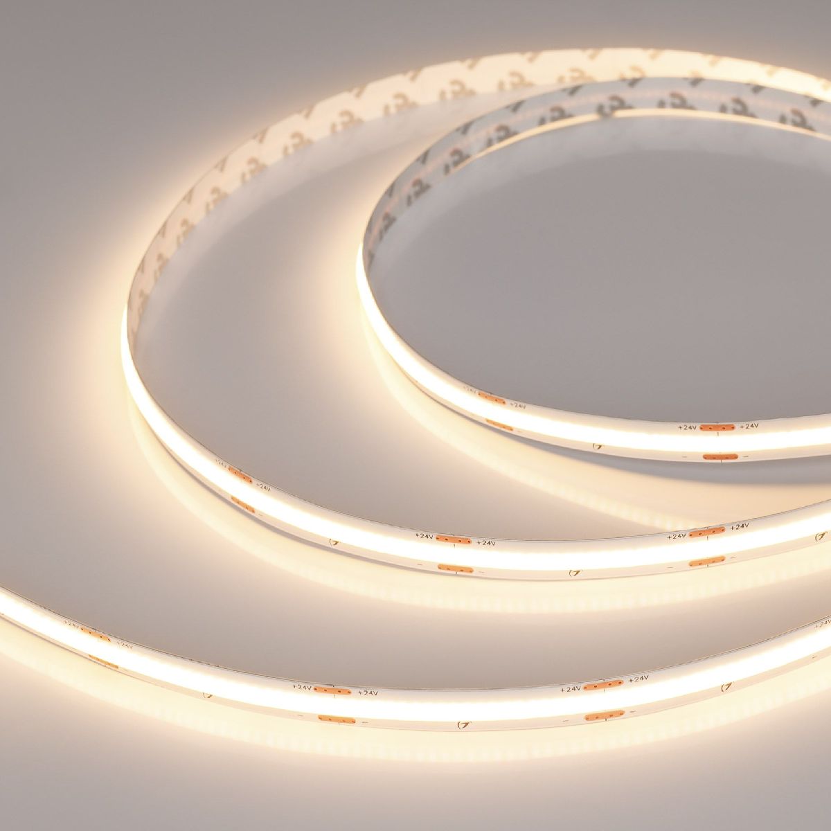 Светодиодная лента Arlight COB-X420-10mm 24V Warm2700 (4.8 W/m, IP20, 15m) 048824