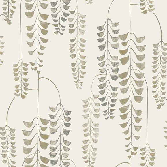 Обои York BW3941 Deco Wisteria Cream/Gold