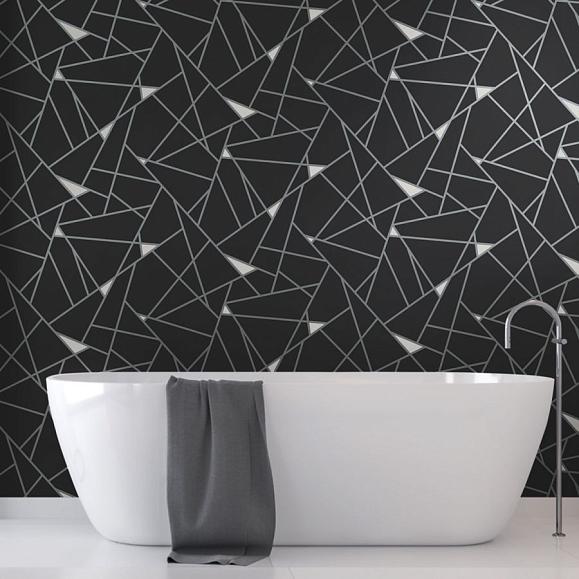 Обои York BW3985 Prismatic Black