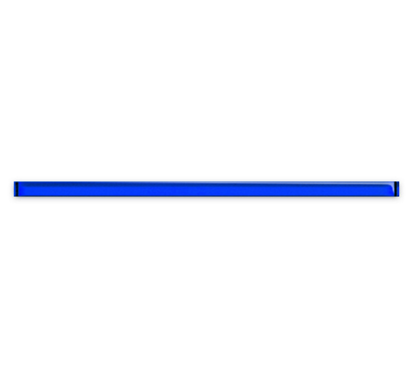 Бордюр стеклянный Universal Glass синий 3x75 (UG1U031)