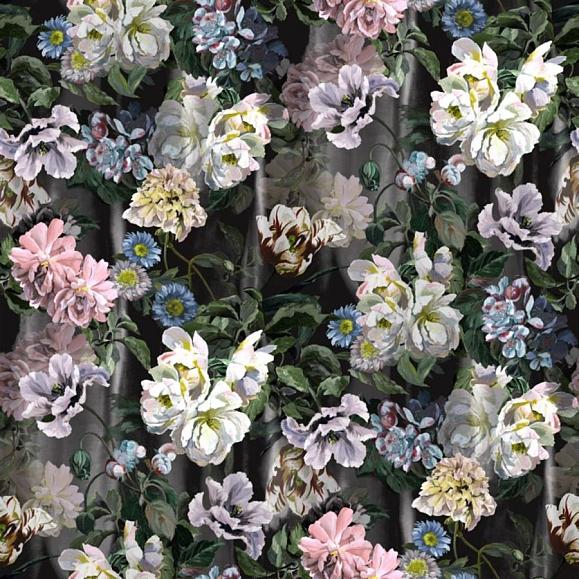 Панно Designers guild PDG1038/01 Delft Flower Grande Graphite