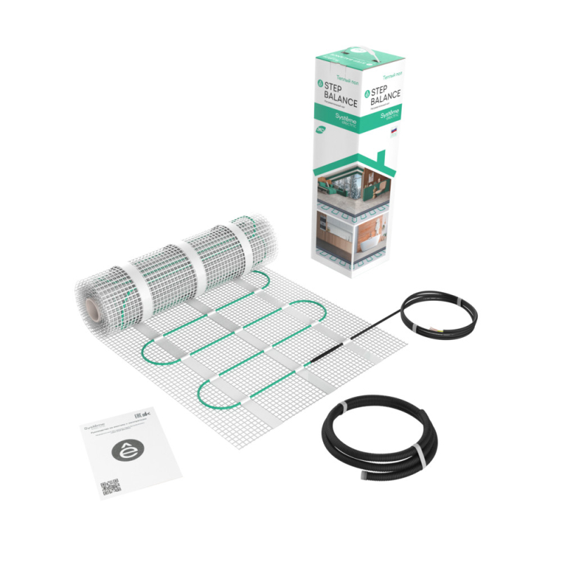 Мат нагревательный 150 Вт/м2, 450 Вт, 3 м2 Systeme Electric Step Balance SBM150030