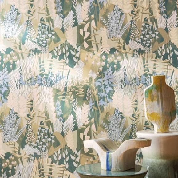 Обои Casamance 76570100 Erica Sauge/lilas