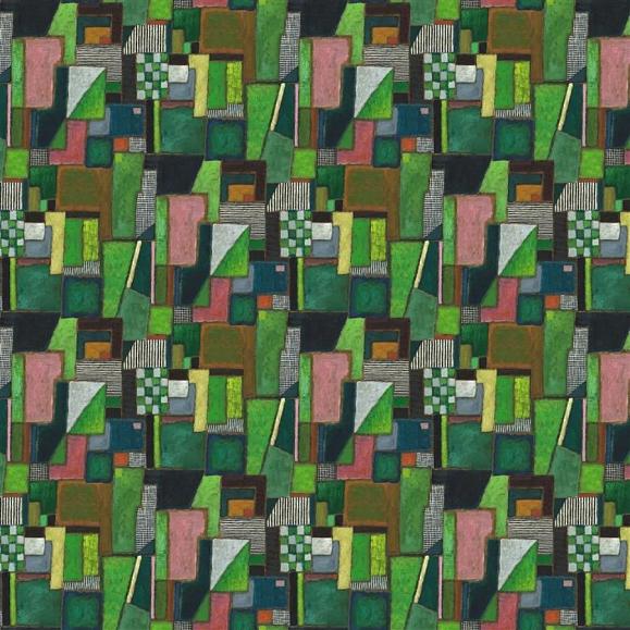 Панно Designers Guild PDG1203/01 Raku Patchwork Emerald