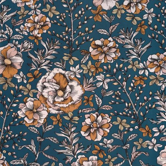Обои Caselio NGR103066343 Jardin de Beauregard Bleu nuit
