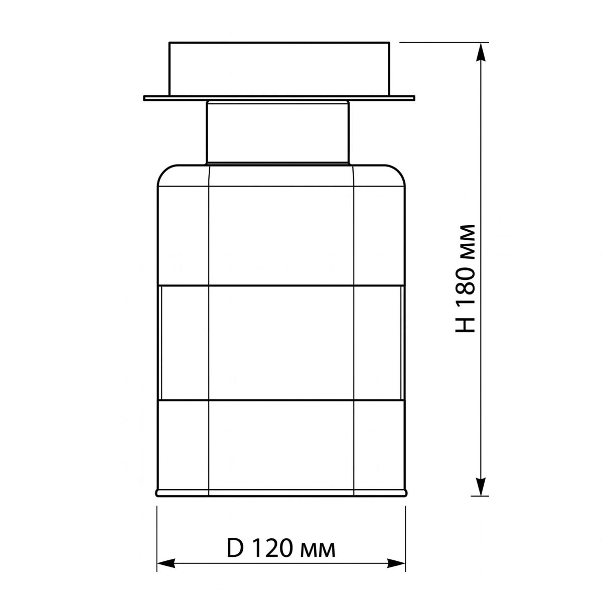 Потолочный светильник Velante241-107-01