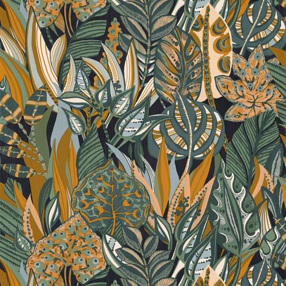 Обои Casamance 75510814 Desirade Encre/emeraude