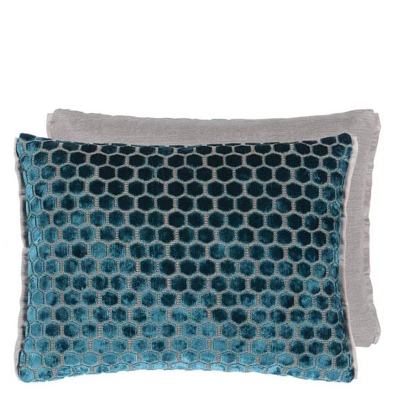 Подушка CCDG1483, Jabot, Kingfisher, Designers Guild 30 x 40см