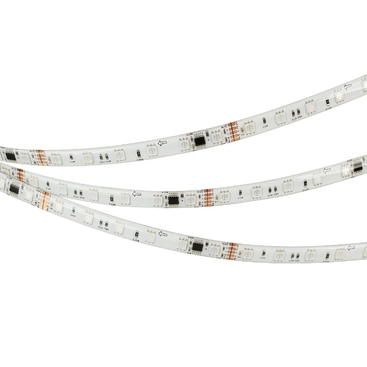 Светодиодная герметичная лента Arlight DMX-SE-B60-10mm 24V RGB-PX6 (14 W/m, IP65, 5060, 5m) 039607