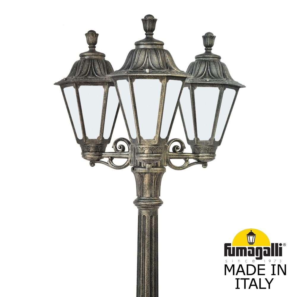Садово-парковый светильник Fumagalli RICU BISSO/RUT 3L E26.157.S30.BYE27