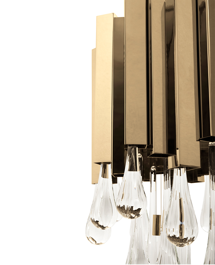 Подвесная люстра Delight Collection Trump KM0988P-8 gold
