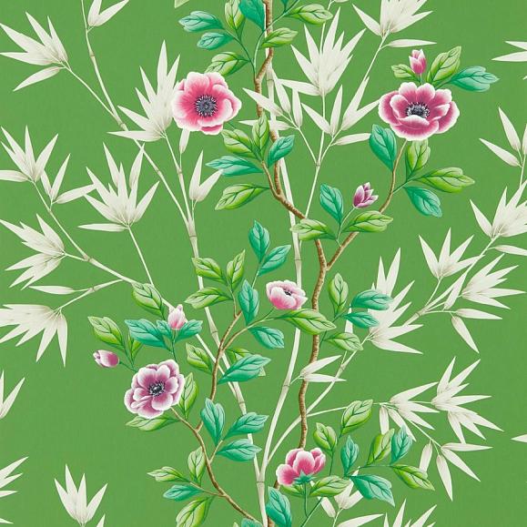 Обои Harlequin 112900 Lady Alford Apple/Magenta