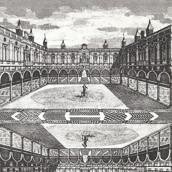 Обои Zoffany 312972 Royal Exchange Snow/Architects White