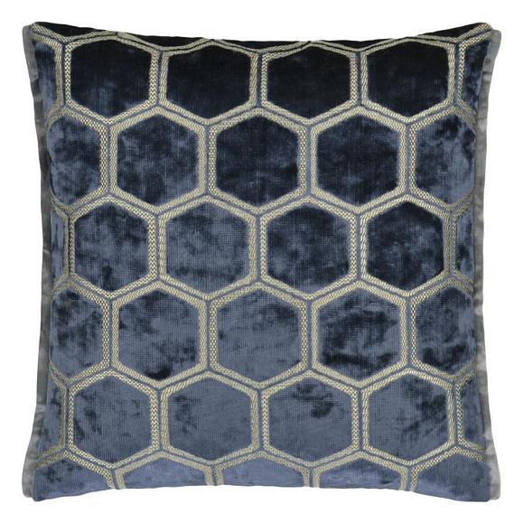 Подушка CCDG1067, Manipur, Midnight, Designers Guild 43x43см