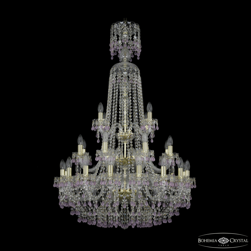Подвесная люстра Bohemia Ivele Crystal 1410/16+8+4/300/XL-130/3d G V7010