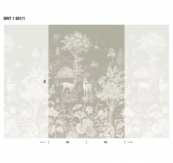 Панно Loymina BRIT1 001/1 Ornamental Forest