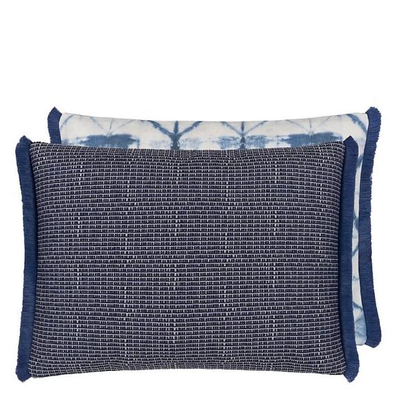 Подушка CCDG1552, Pompano Outdoor, Indigo, Designers Guild 60 x 45см
