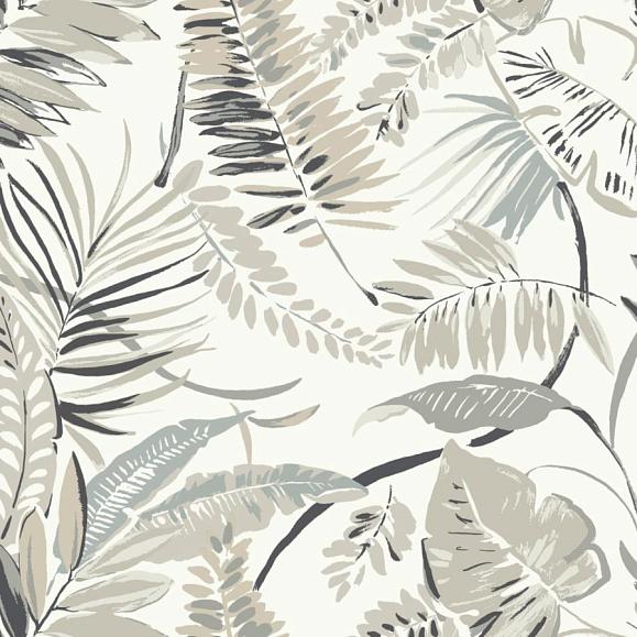 Обои York TC2622 Tropical Toss White/Neutrals