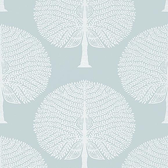 Обои Thibaut T10600 Mulberry Tree Spa Blue