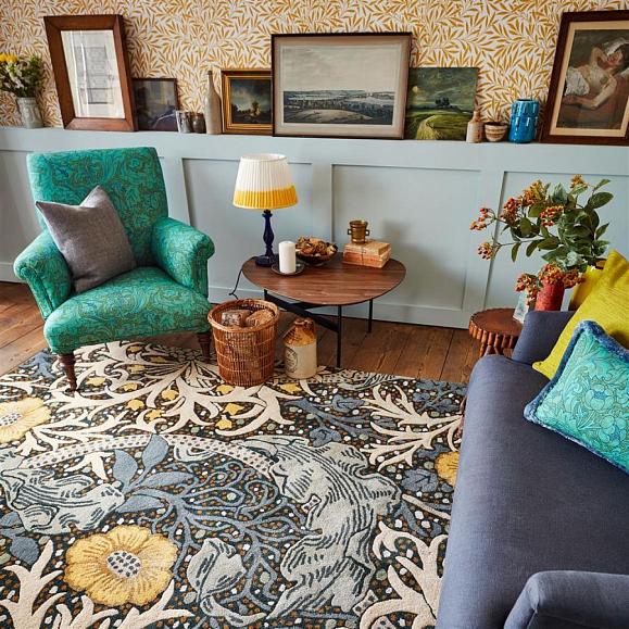 Ковер Morris 127008 (140x200) Seaweed Teal 200x280 см