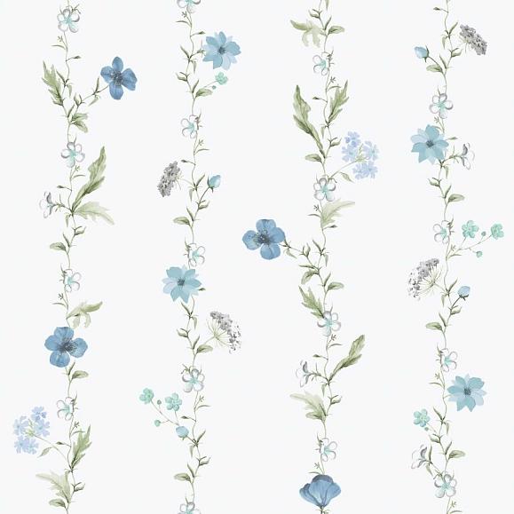 Обои Aura 1902-1 Vertical Garden Turquoise