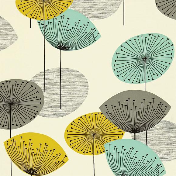 Обои Sanderson DOPWDA104 Dandelion Clocks Chaffinch