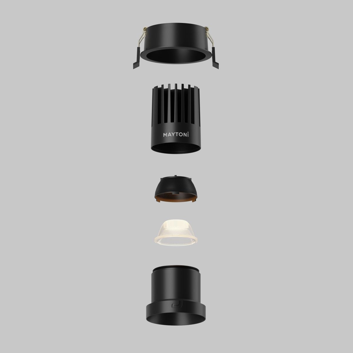 Встраиваемый светильник Maytoni Dip DL118-15W-2.7K-B