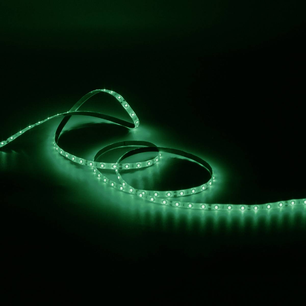 Светодиодная влагозащищенная лента Gauss 4,8W/m 60LED/m 2835SMD зеленый 5M 311000605
