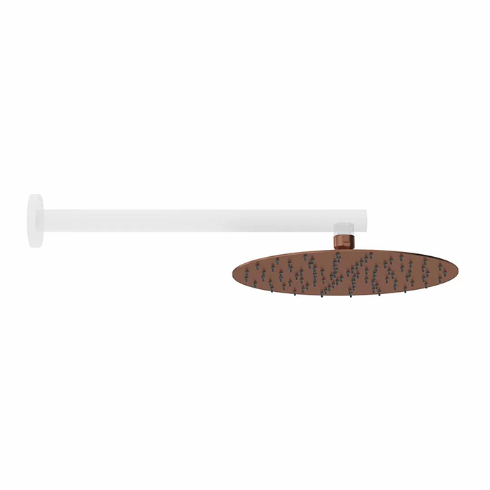 Kerama Marazzi Eterna Верхний душ 25см., настенный/потолочный, тропический душ, цвет: брашированная медь pvd