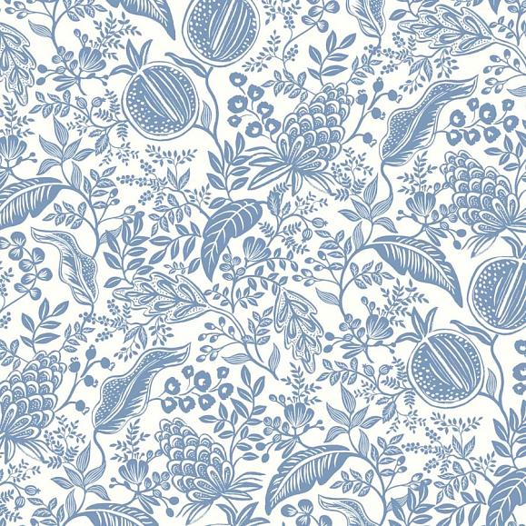 Обои York RP7390 Pomegranate White & Blue