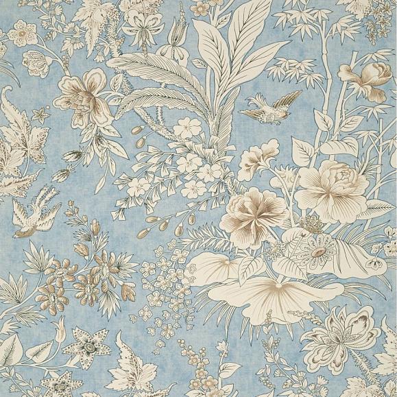 Обои Thibaut T13604 Rosalind Spa Blue
